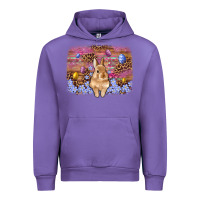 Tulip easter bunny egg leopard background Urban Hoodie - Artiststas