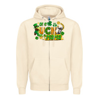 Sandshell one lucky mama Zipper Hoodie - FaDigitalArtStudio