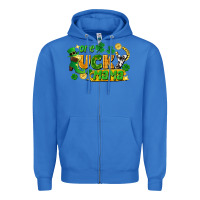 True Royal one lucky mama Zipper Hoodie - FaDigitalArtStudio