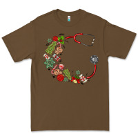 Cacao custom name christmas stethoscope Premium Tee - MaliasSmallBusiness