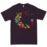 Plum custom name christmas stethoscope Premium Tee - MaliasSmallBusiness