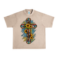 French Oak cross Urban Heavy Tee - JahusDesignShop