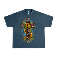 Midnight Navy cross Urban Heavy Tee - JahusDesignShop