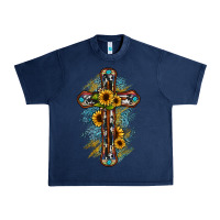 Navy cross Urban Heavy Tee - JahusDesignShop