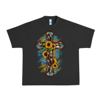 Pigment Black cross Urban Heavy Tee - JahusDesignShop