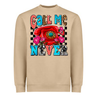 Mushroom call me never olivia Heavyweight Sweatshirt - OliviaCreatesArt