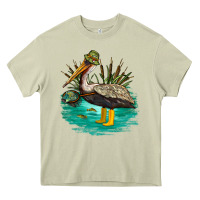 Mossy fishing pelican camp Heavy Core Tee - NancyCooperArtShop