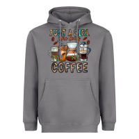 Storm Just A Girl Who Loves Coffee Heavyweight Hoodie - CowhideDigitalArt