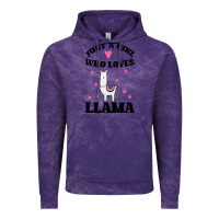 Cloud Purple Llama Just A Girl Who Loves Llamas Vintage Hoodie - Bettercallsaul