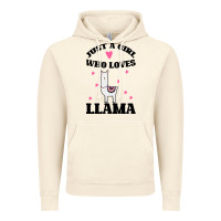 Vintage Artic Llama Just A Girl Who Loves Llamas Vintage Hoodie - Bettercallsaul