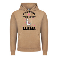 Vintage Coffee Llama Just A Girl Who Loves Llamas Vintage Hoodie - Bettercallsaul