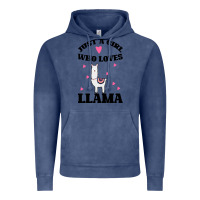 Vintage Denim Llama Just A Girl Who Loves Llamas Vintage Hoodie - Bettercallsaul