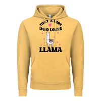 Vintage Mustard Llama Just A Girl Who Loves Llamas Vintage Hoodie - Bettercallsaul