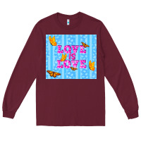 Burgundy love is love Long Sleeve Tee - TumblerDesignByShophia