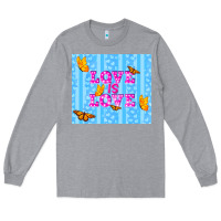 Heather Grey love is love Long Sleeve Tee - TumblerDesignByShophia