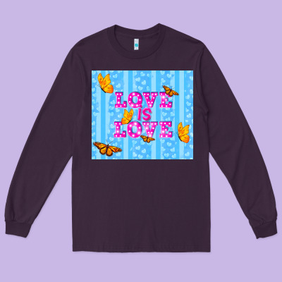 Love Is Love Long Sleeve Tee Designed By Tumblerdesignbyshophia