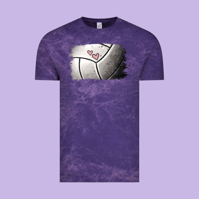 Volleyball Brushstroke Vintage Tee Designed By Ranaportraitstore