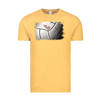 Vintage Mustard volleyball brushstroke Vintage Tee - RanaPortraitStore