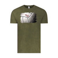 Vintage Olive volleyball brushstroke Vintage Tee - RanaPortraitStore