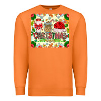 Carrot Christmas Vibes Premium Sweatshirt - CowhideDigitalArt