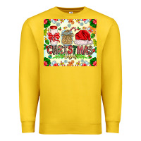 Lemon Christmas Vibes Premium Sweatshirt - CowhideDigitalArt