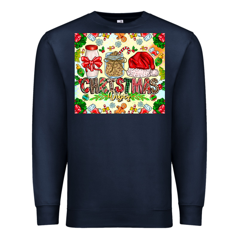 Christmas Vibes Premium Sweatshirt by CowhideDigitalArt | Teevron