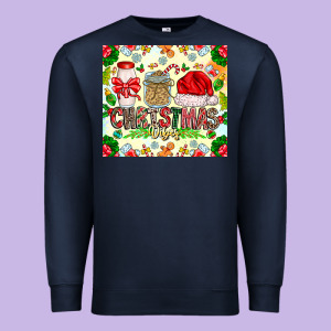 Christmas Vibes Premium Sweatshirt Designed By Cowhidedigitalart