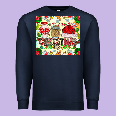 Christmas Vibes Premium Sweatshirt Designed By Cowhidedigitalart