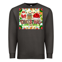 Smoke Christmas Vibes Premium Sweatshirt - CowhideDigitalArt