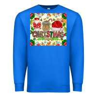 True Royal Christmas Vibes Premium Sweatshirt - CowhideDigitalArt