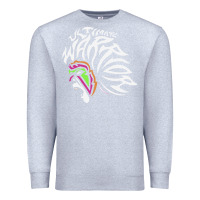 Heather Grey ultimate warrior Premium Sweatshirt - tuanDangUi