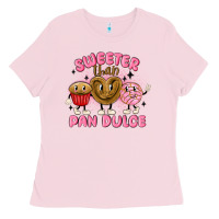 Bubblegum Pink sweeter than pan dulce Ladies Tee - MaliasSmallBusiness