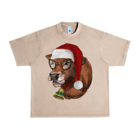 French Oak christmas glasses heifer Urban Heavy Tee - RanaPortraitStore
