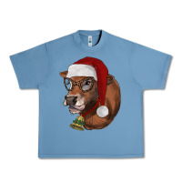 Pebble Blue christmas glasses heifer Urban Heavy Tee - RanaPortraitStore