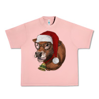 Salmon christmas glasses heifer Urban Heavy Tee - RanaPortraitStore