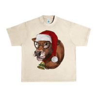 Sandshell christmas glasses heifer Urban Heavy Tee - RanaPortraitStore