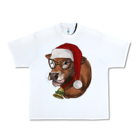 White christmas glasses heifer Urban Heavy Tee - RanaPortraitStore