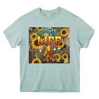 Arona camp life Heavy Core Tee - NancyCooperArtShop