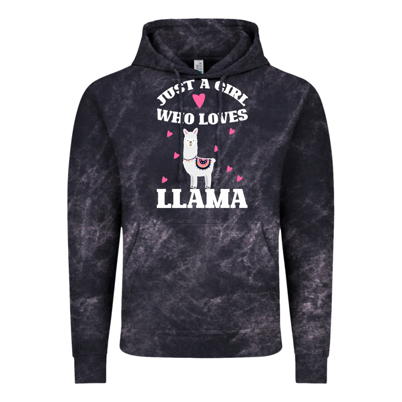 Llama Just A Girl Who Loves Llamas Vintage Hoodie by Bettercallsaul | Teevron