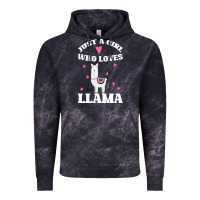 Cloud Black Llama Just A Girl Who Loves Llamas Vintage Hoodie - Bettercallsaul