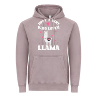 Vintage Zinc Llama Just A Girl Who Loves Llamas Vintage Hoodie - Bettercallsaul