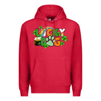 Cardinal lucky dog St. Patricks Day Premium Hoodie - FaDigitalArtStudio