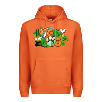 Carrot lucky dog St. Patricks Day Premium Hoodie - FaDigitalArtStudio