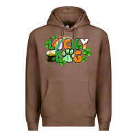 Chestnut lucky dog St. Patricks Day Premium Hoodie - FaDigitalArtStudio