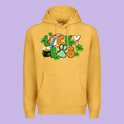 Lucky Dog St. Patricks Day Premium Hoodie Designed By Fadigitalartstudio