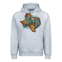 Heather Grey leopard cowhide sunflower texas map Urban Hoodie - Artiststas