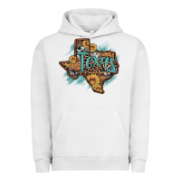 Leopard Cowhide Sunflower Texas Map Urban Hoodie | Teevron