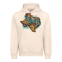 Sandshell leopard cowhide sunflower texas map Urban Hoodie - Artiststas