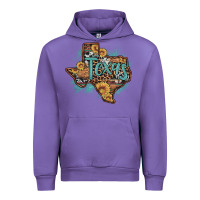 Tulip leopard cowhide sunflower texas map Urban Hoodie - Artiststas