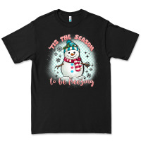 Black 'tis the season to be freezing Premium Tee - MaliasSmallBusiness
